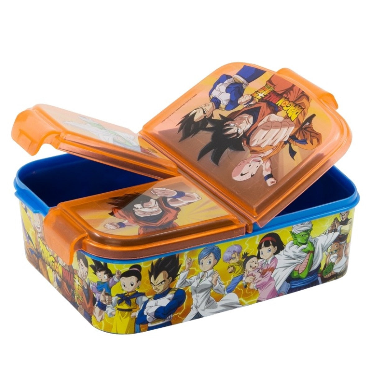 Dragon Ball Kinder Brotdose – Lunchbox mit 3 Fächern & tollem Design
