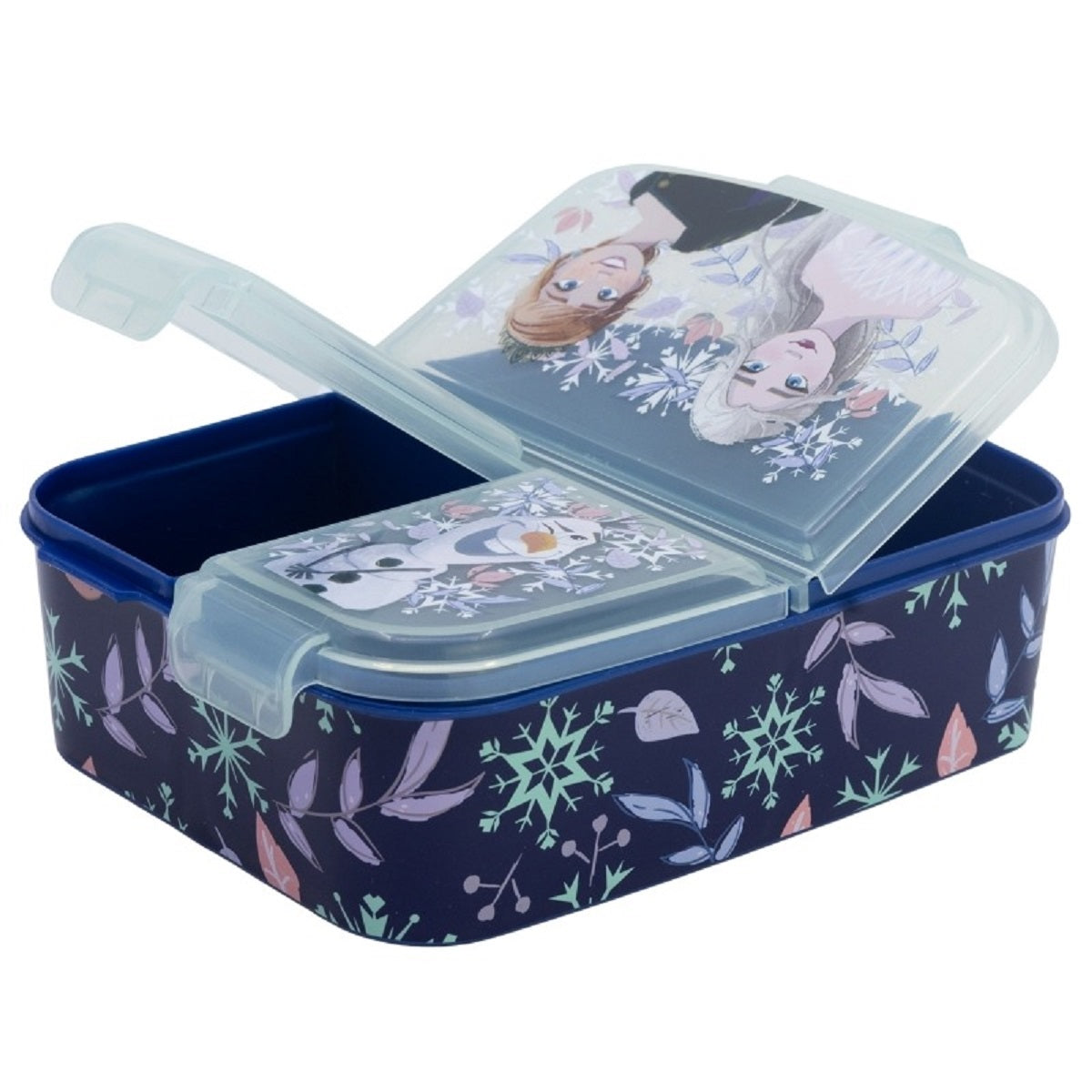 Disney Frozen Kinder Brotdose – Lunchbox mit 3 Fächern & tollem Design