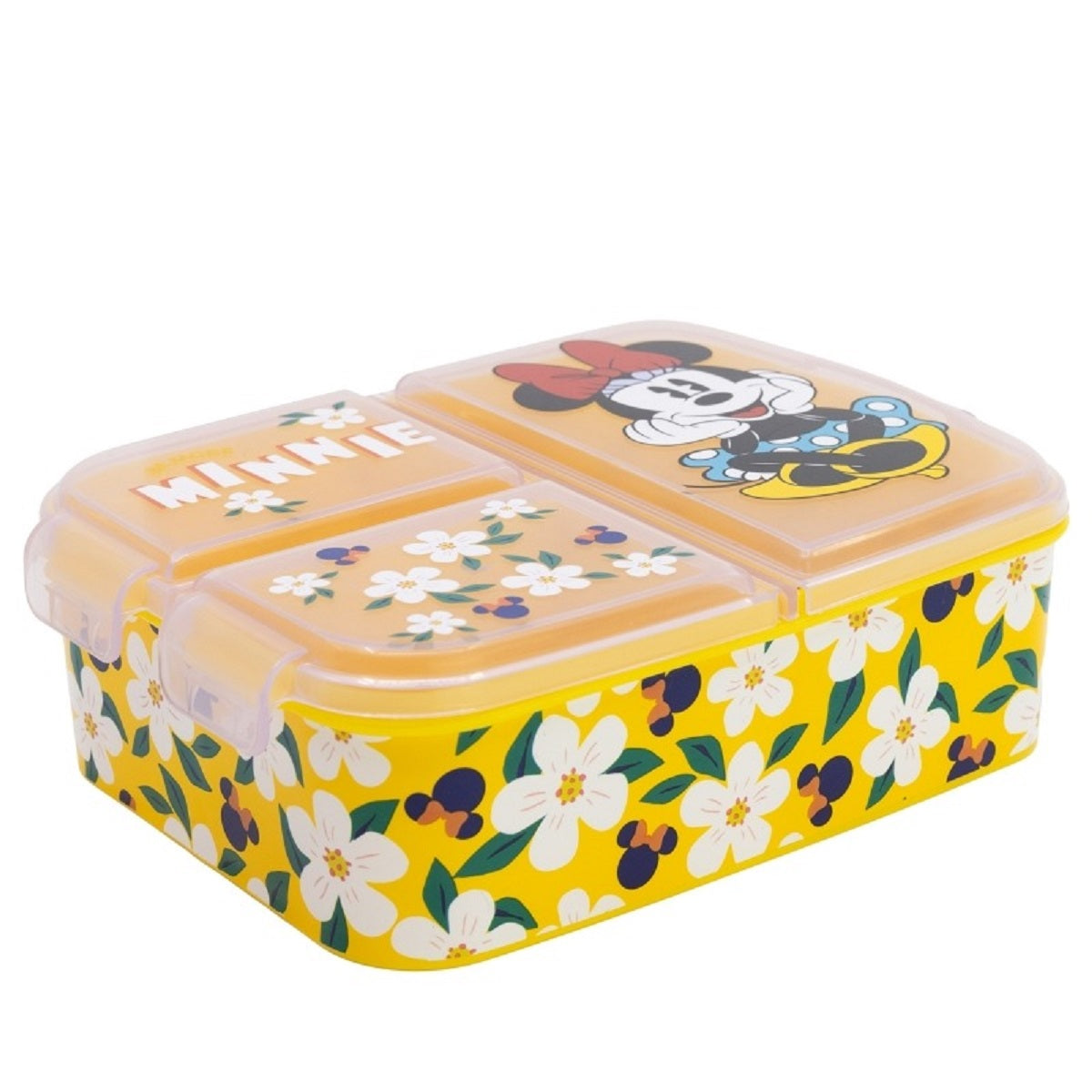 Disney Minnie Mouse Kinder Brotdose – Lunchbox mit 3 Fächern & tollem Design