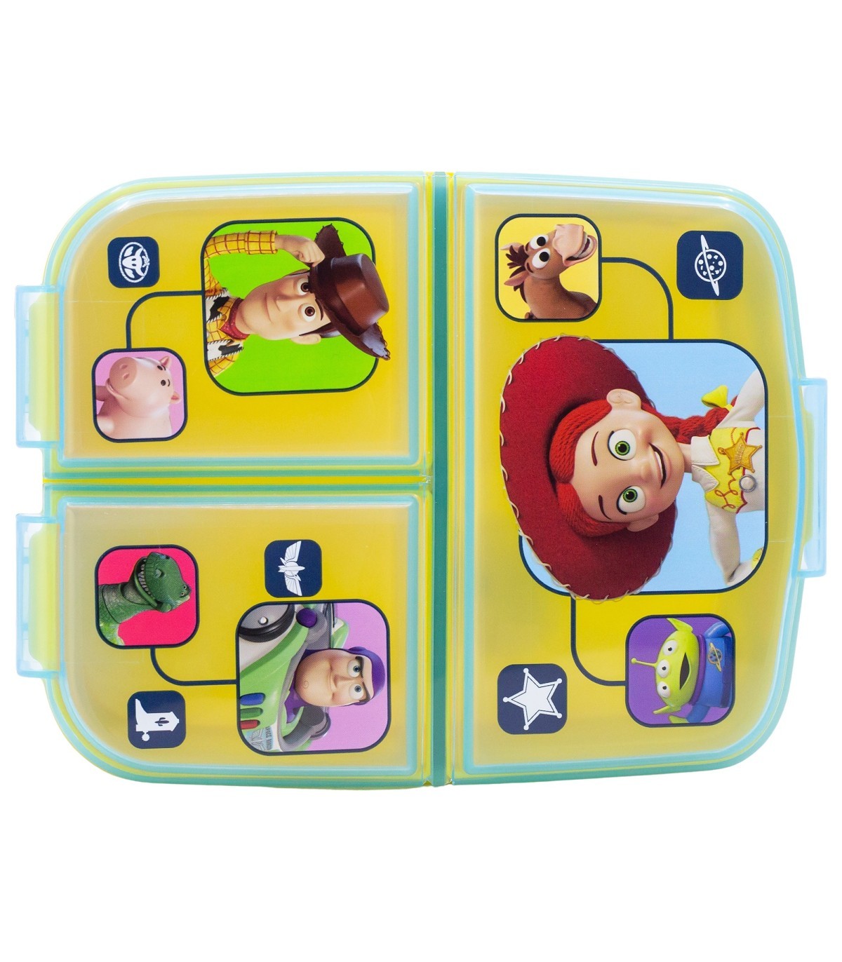 Disney Toy Story Lunchbox Kinder Brotdose mit 3 Fächern Pausenbox