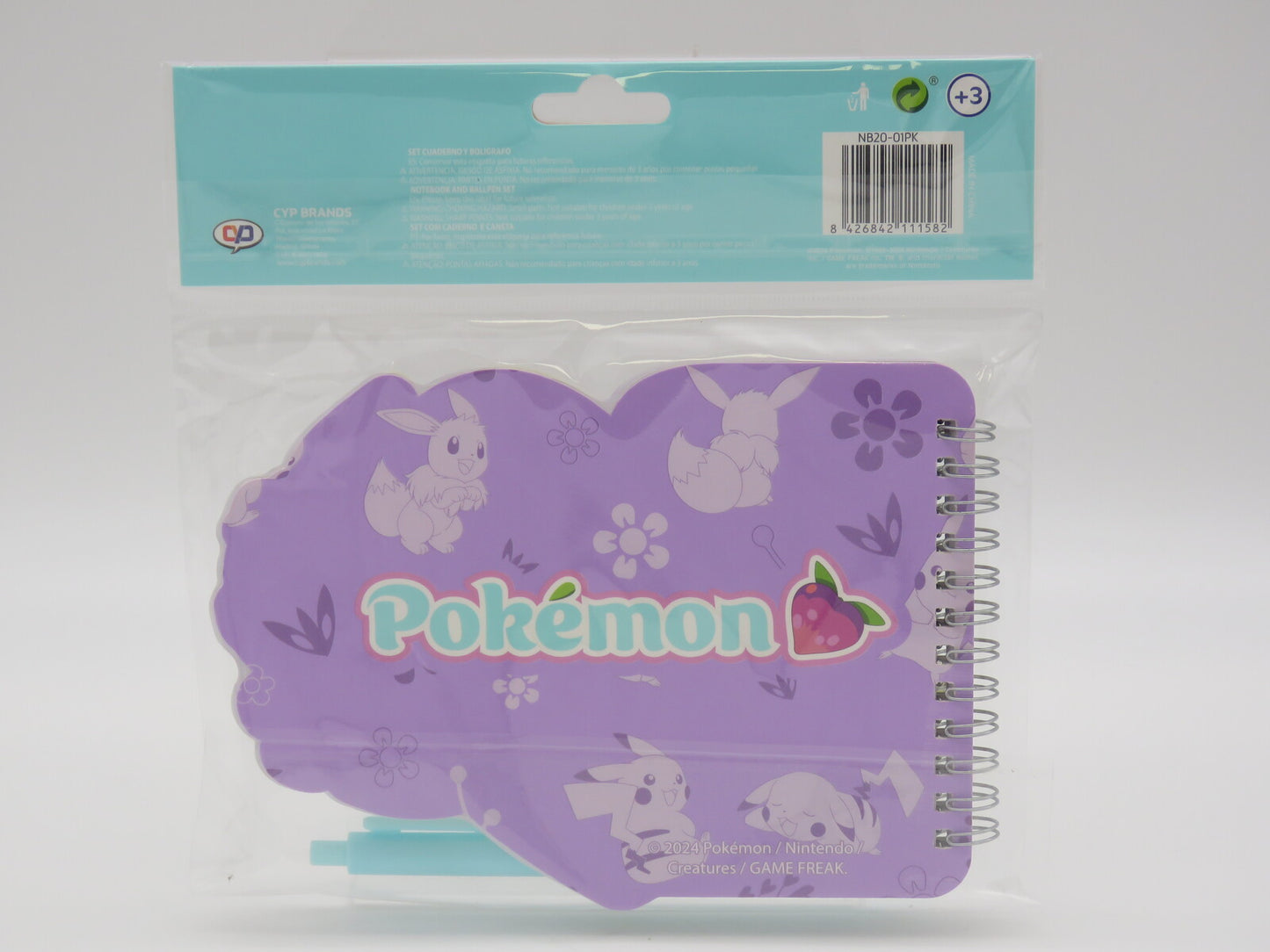 Pokémon Notizbuch mit Stift Set Schreibset für Schule