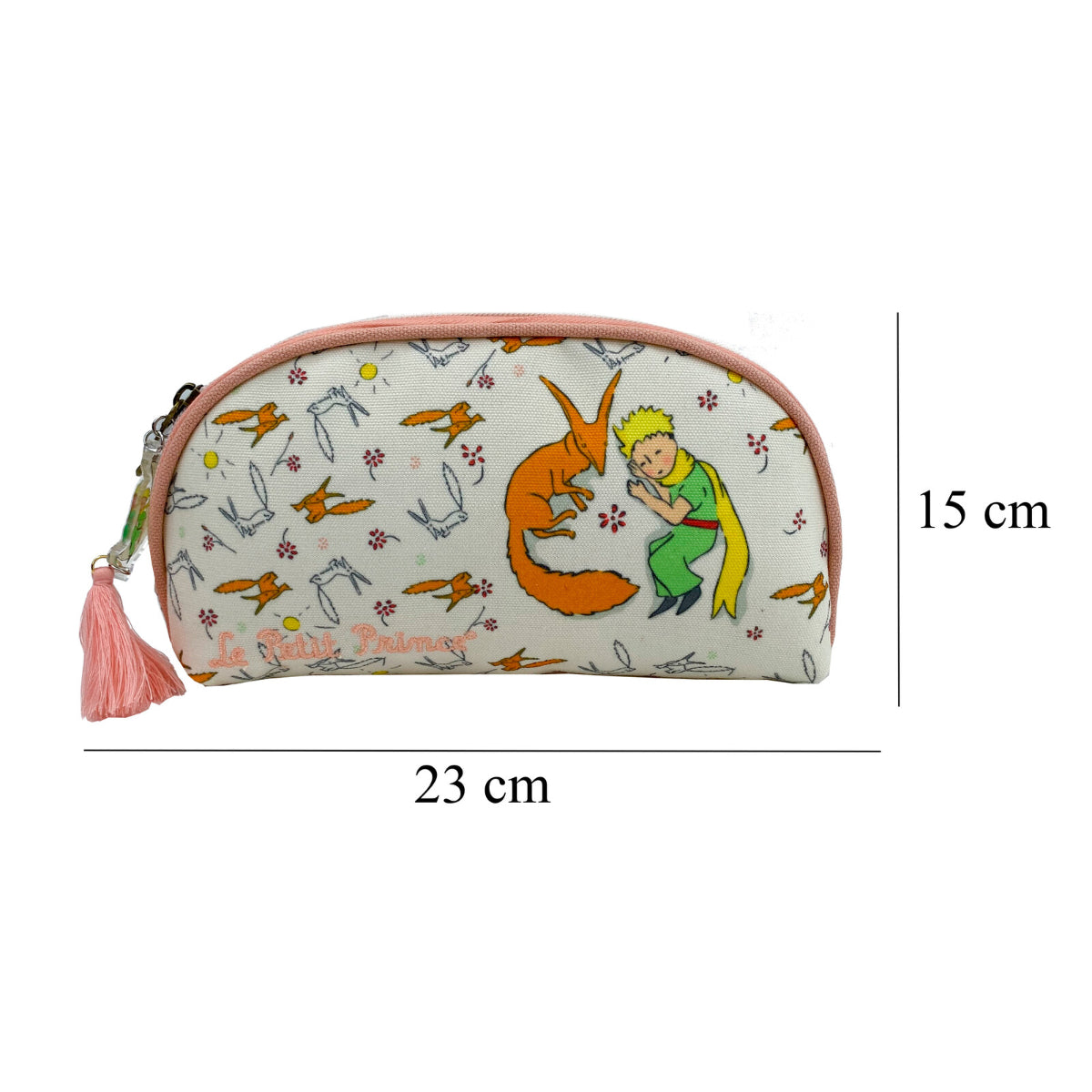 El Principito Neceser Media Luna Little Prince Fox Kulturbeutel Reiseetui 23 cm