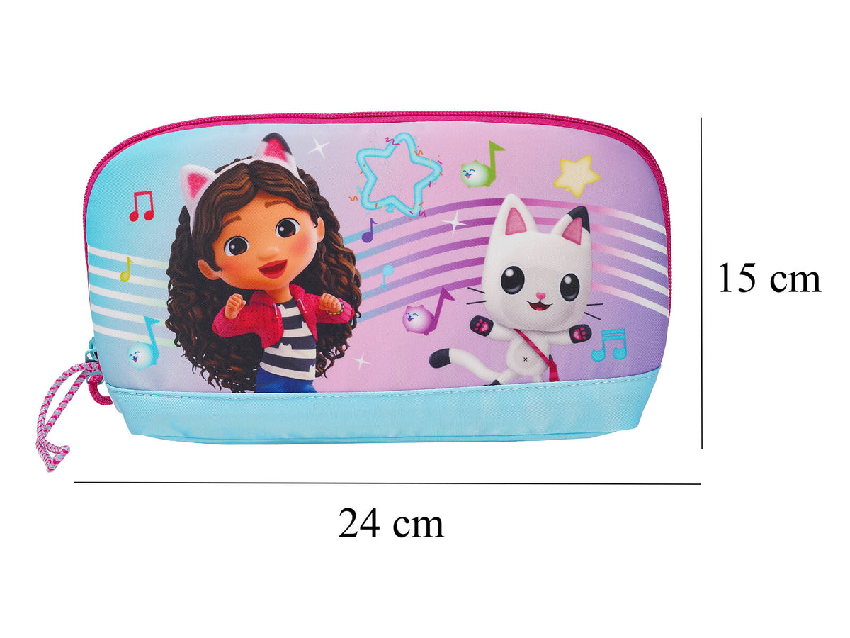 Gabby's Dollhouse Kosmetiktasche Karaoke 23 cm für Schule Reise Freizeit
