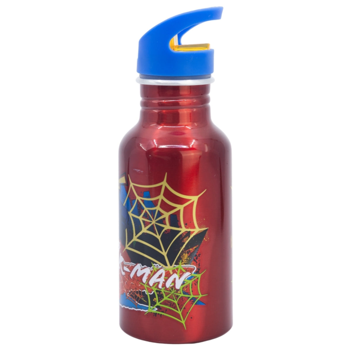 Spiderman Wasserflasche 545 ml Flasche mit Trinkaufsatz und Schraubverschluss