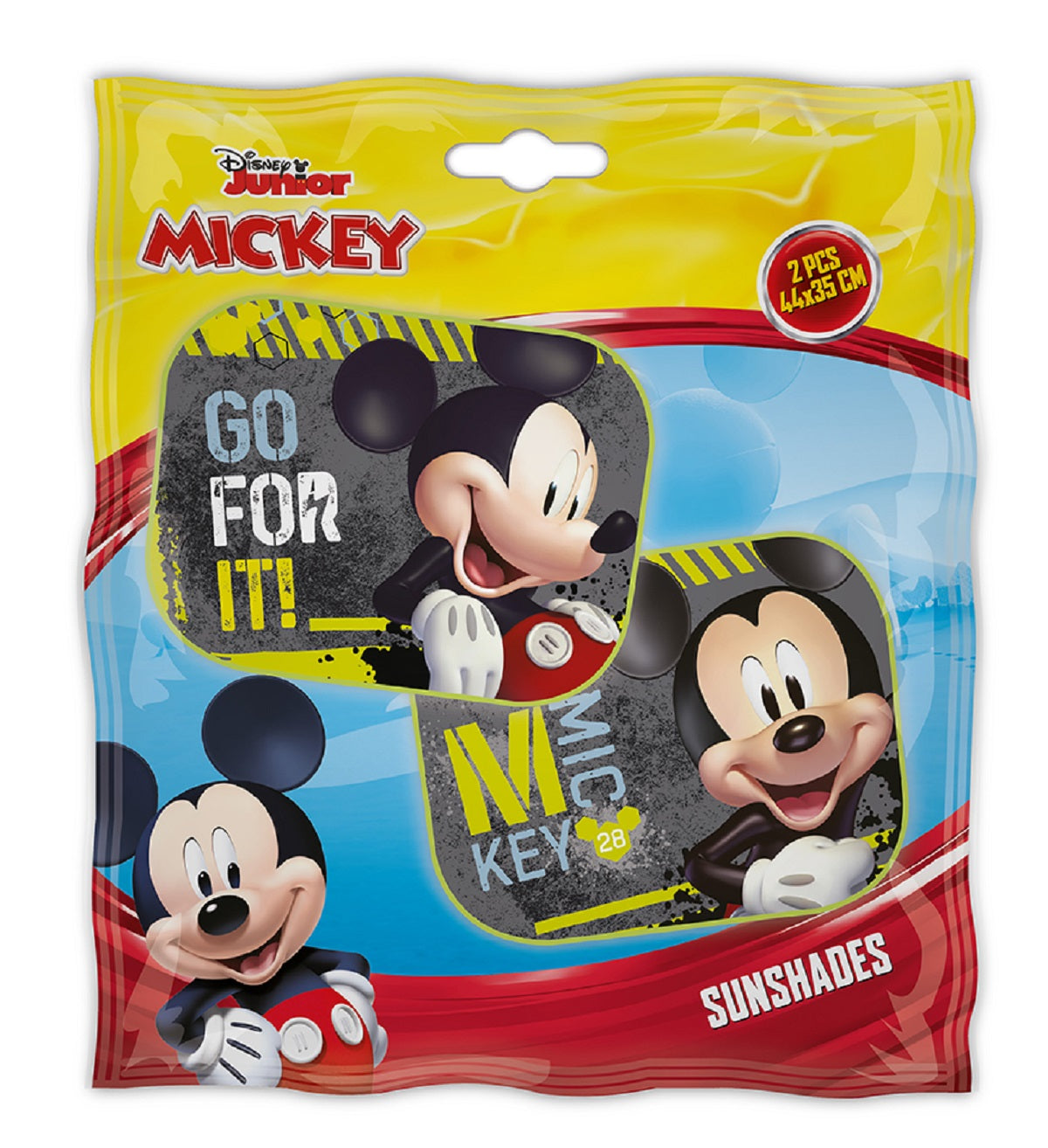 Disney Mickey Sonnenschutz für Kinder, einfache Befestigung mit Saugnapf