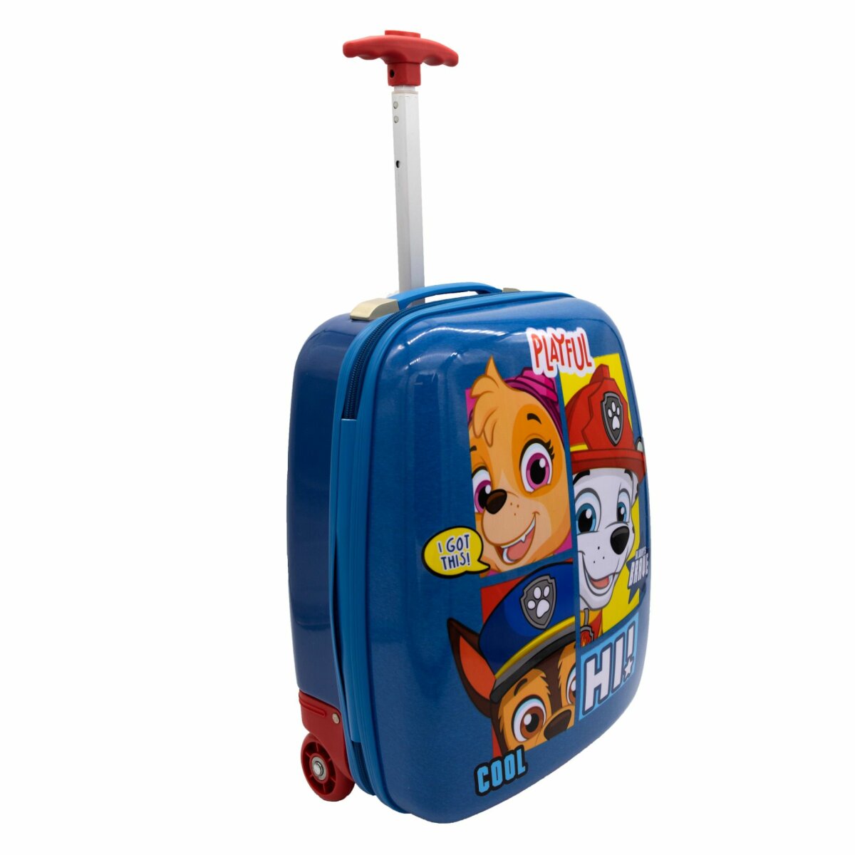 Paw Patrol Kinder-Reisekoffer Leichter Trolley für junge Reisende in Blau