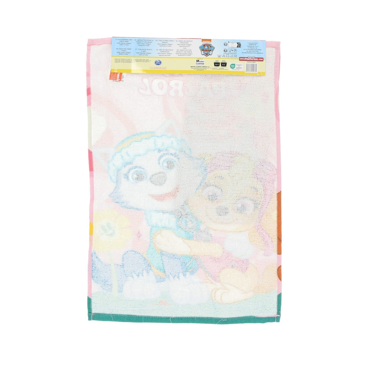 Paw Patrol Handtuch + Gesichtshandtuch Badeset Für Kinder