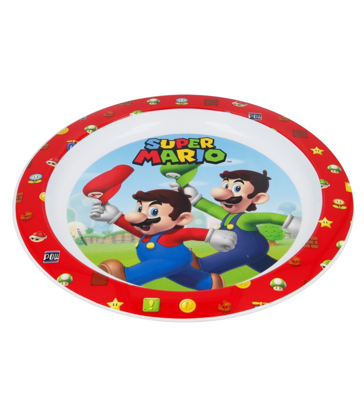 Super Mario Kinder Teller Mikrowellengeeignet für zu Hause