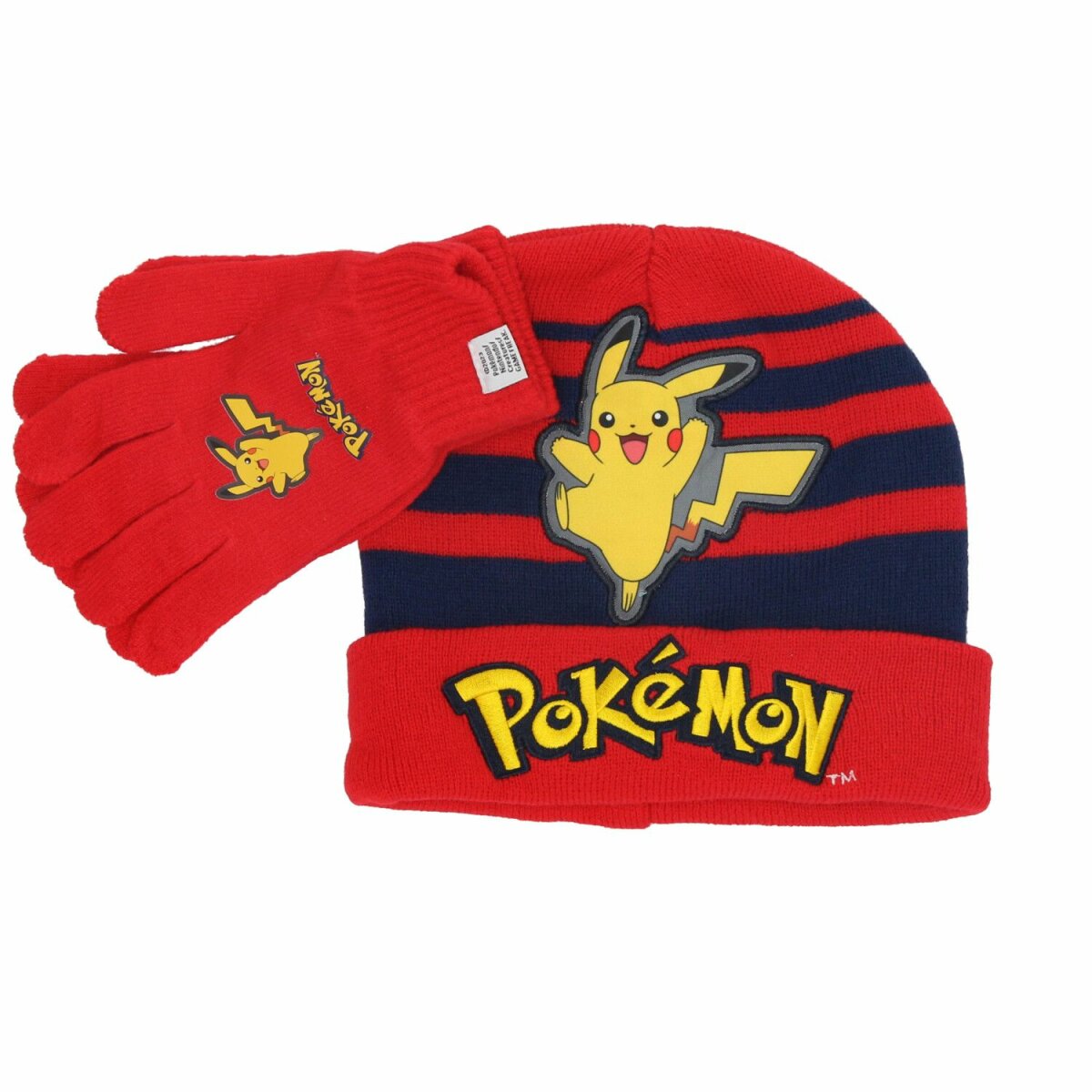 Pokémon Mütze und Handschuhe für Kinder Perfekter Schutz im Winter