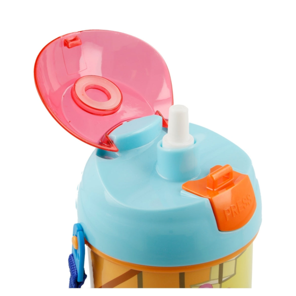 Peppa Pig Flasche für Kindergarten & Schule 450 ml mit Deckel