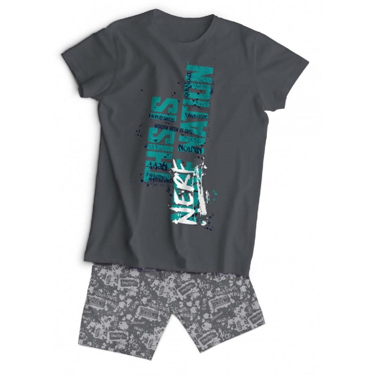 Kinder Schlafanzug Set Kurzarm Baumwolle Sommer Pyjama Set 2 Teilig
