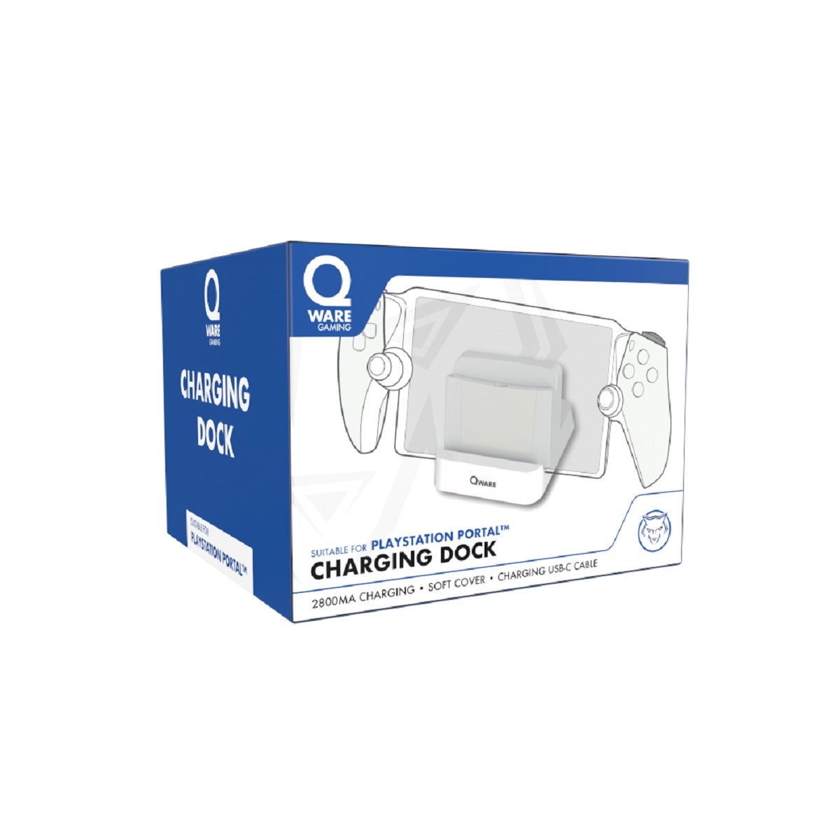 Qware Charging Dock Ladegerät kompatibel mit PlayStation 5 Portal