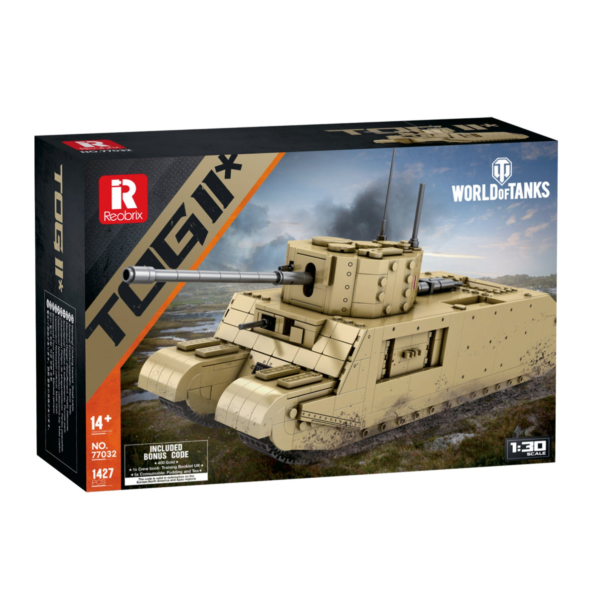 Reobrix 77032 Kettenfahrzeug 1:30 Klemmbaustein 1427 Teile ab 14
