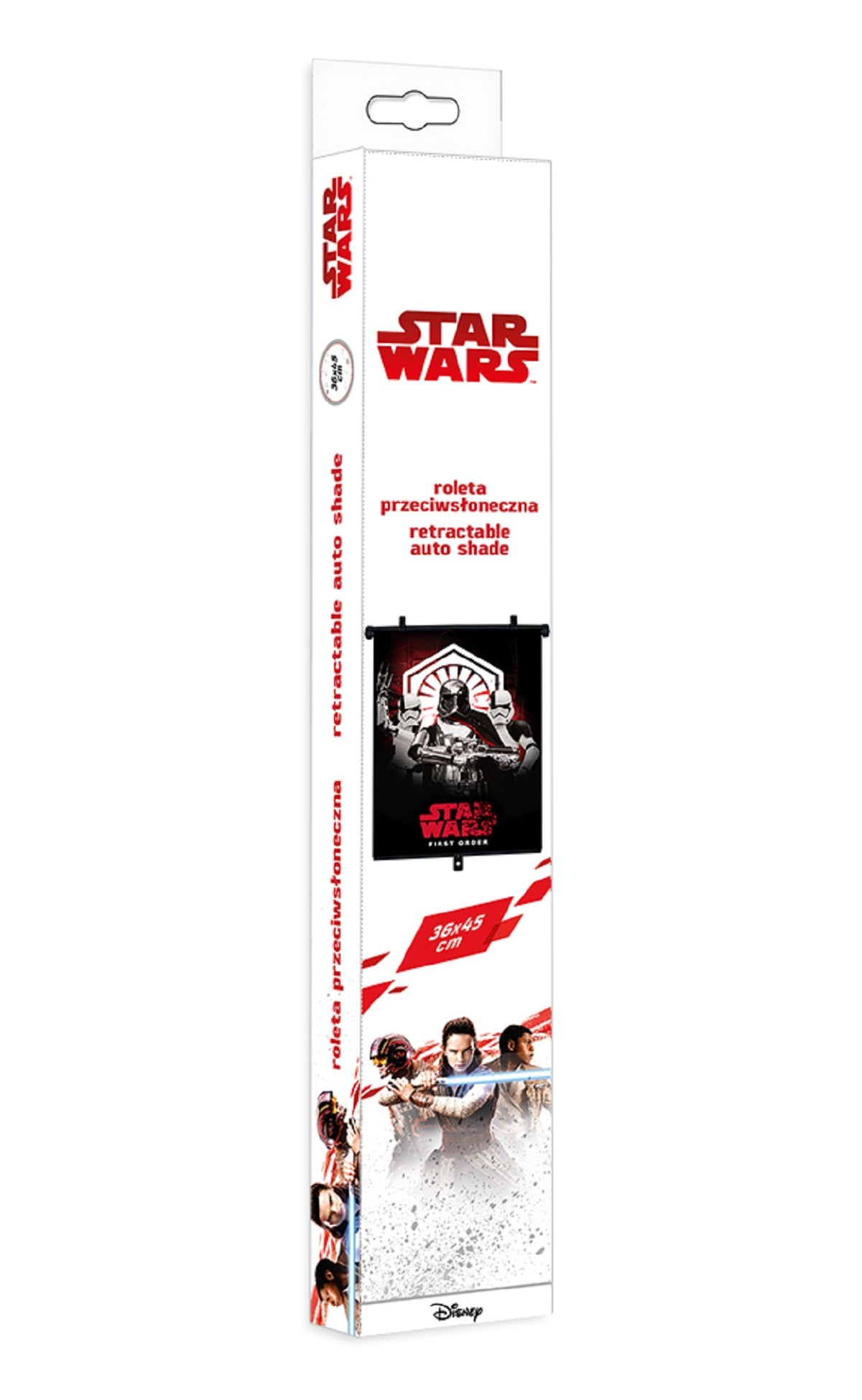 Star Wars Stormtrooper Rückziehbarer Auto-Sonnenschutz, einfach zu installieren