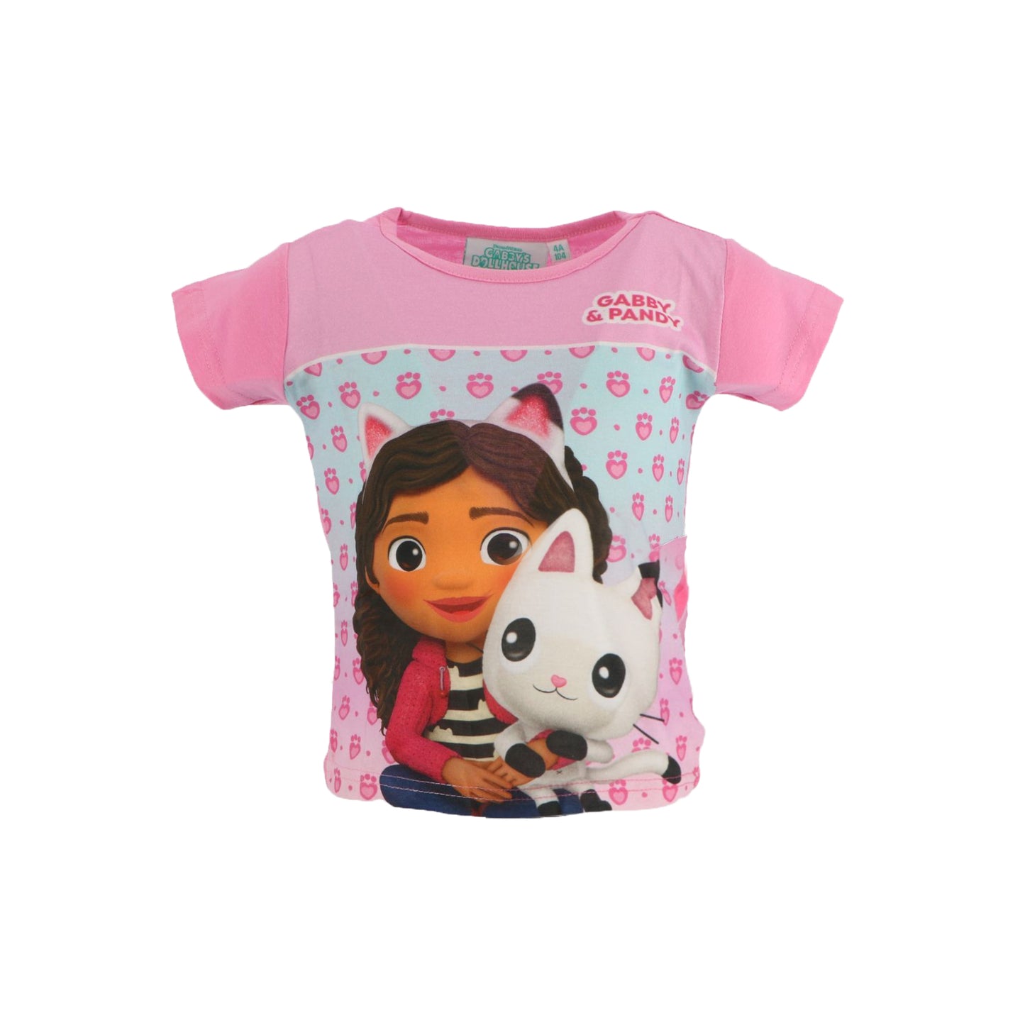 Gabby's Dollhouse T-Shirt für Kinder mit Print Kurzarm-Shirt für Mädchen