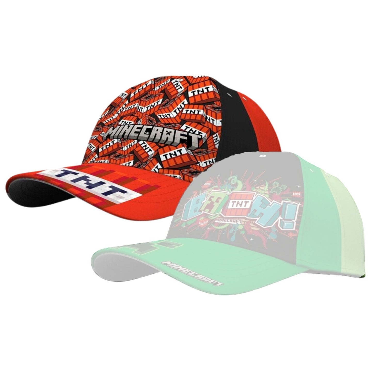 Minecraft Kinder Cap – Offizielle Gaming Kappe aus 100% Baumwolle, Verstellbar
