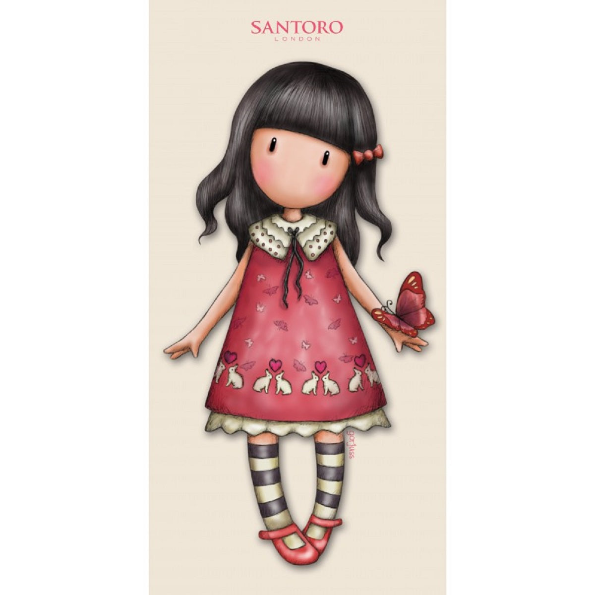 Santoro's Gorjuss Handtuch 70x140 cm Baumwolle weich Badetuch saugfähig Duschtuch