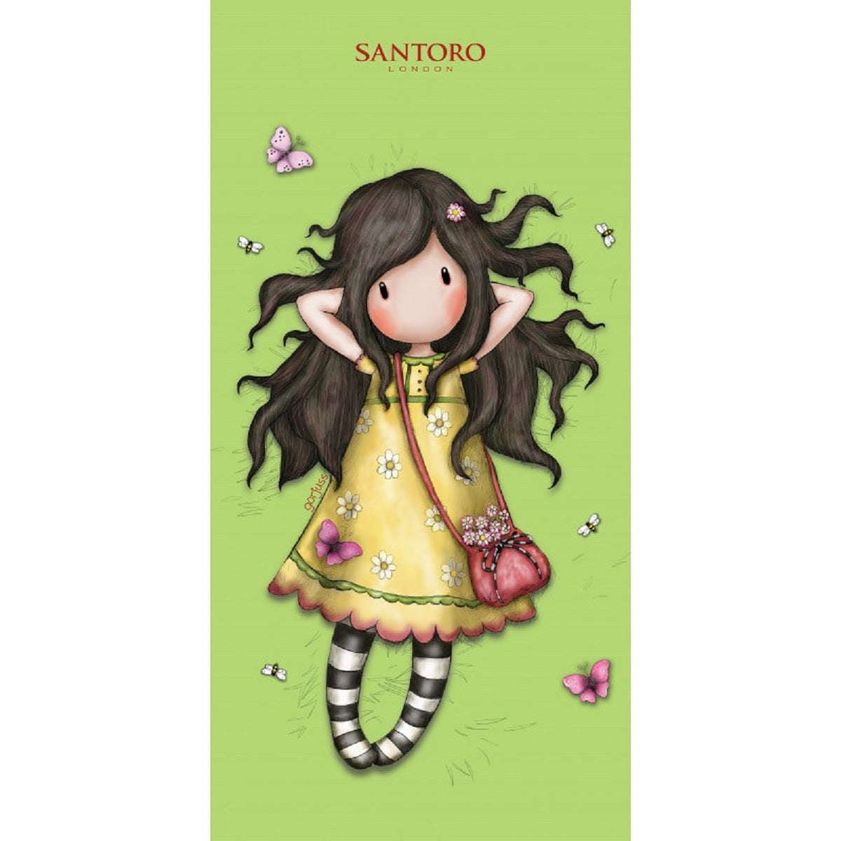 Santoro's Gorjuss Handtuch 70x140 cm Baumwolle weich Badetuch saugfähig Duschtuch