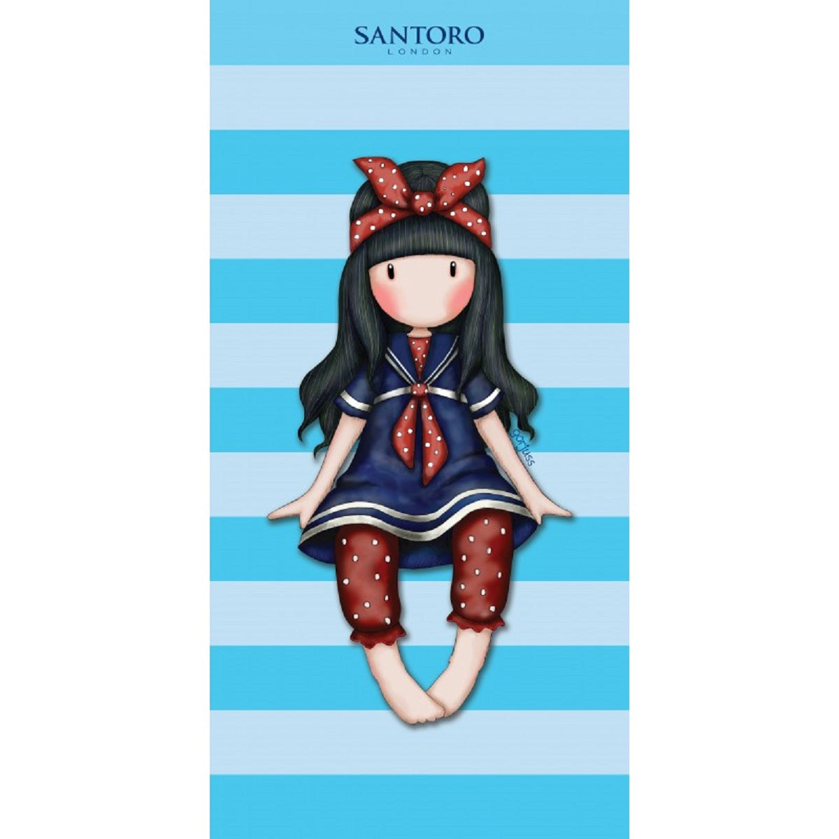 Santoro's Gorjuss Handtuch 70x140 cm Baumwolle weich Badetuch saugfähig Duschtuch