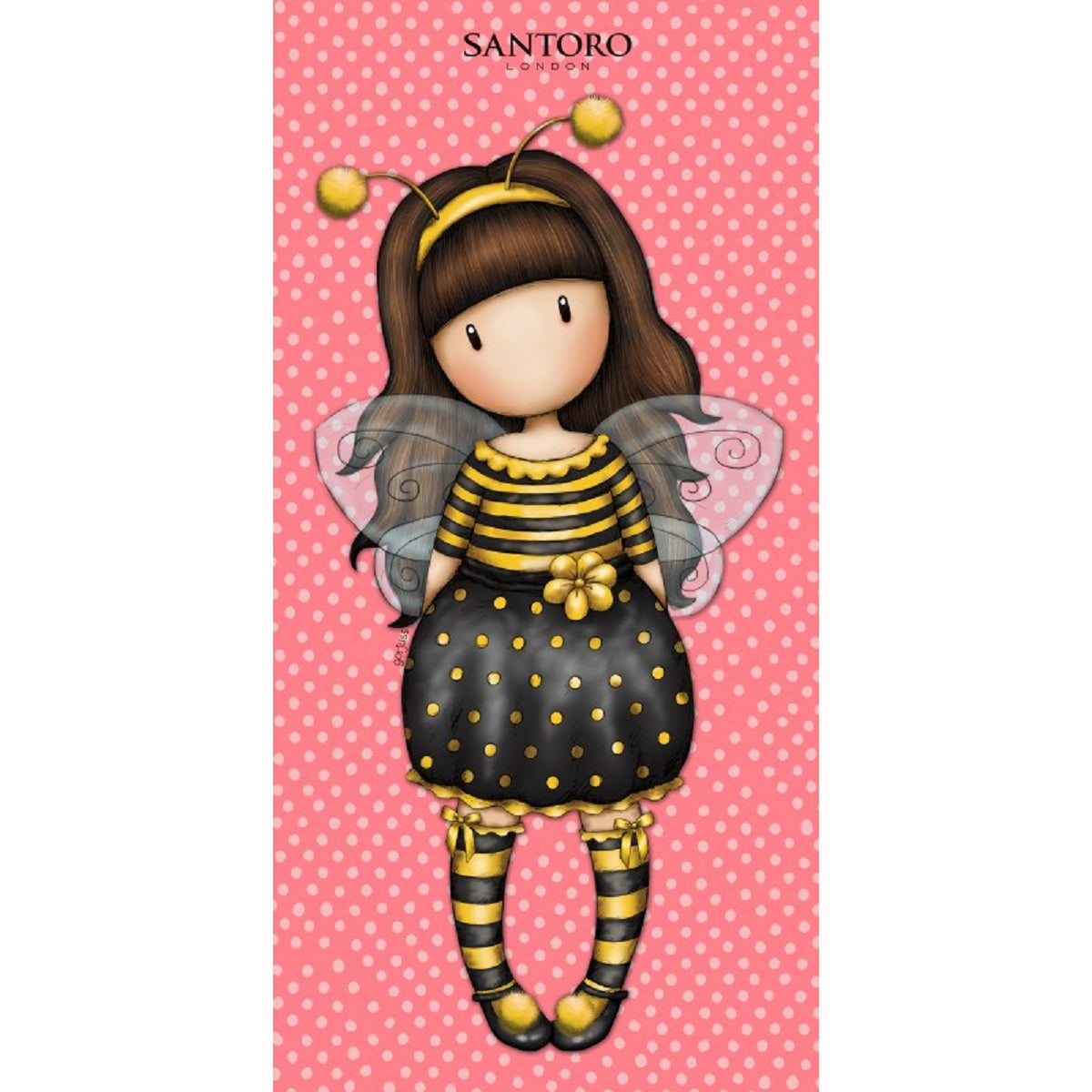 Santoro's Gorjuss Handtuch 75x150 cm Baumwolle weich Badetuch saugfähig Duschtuch