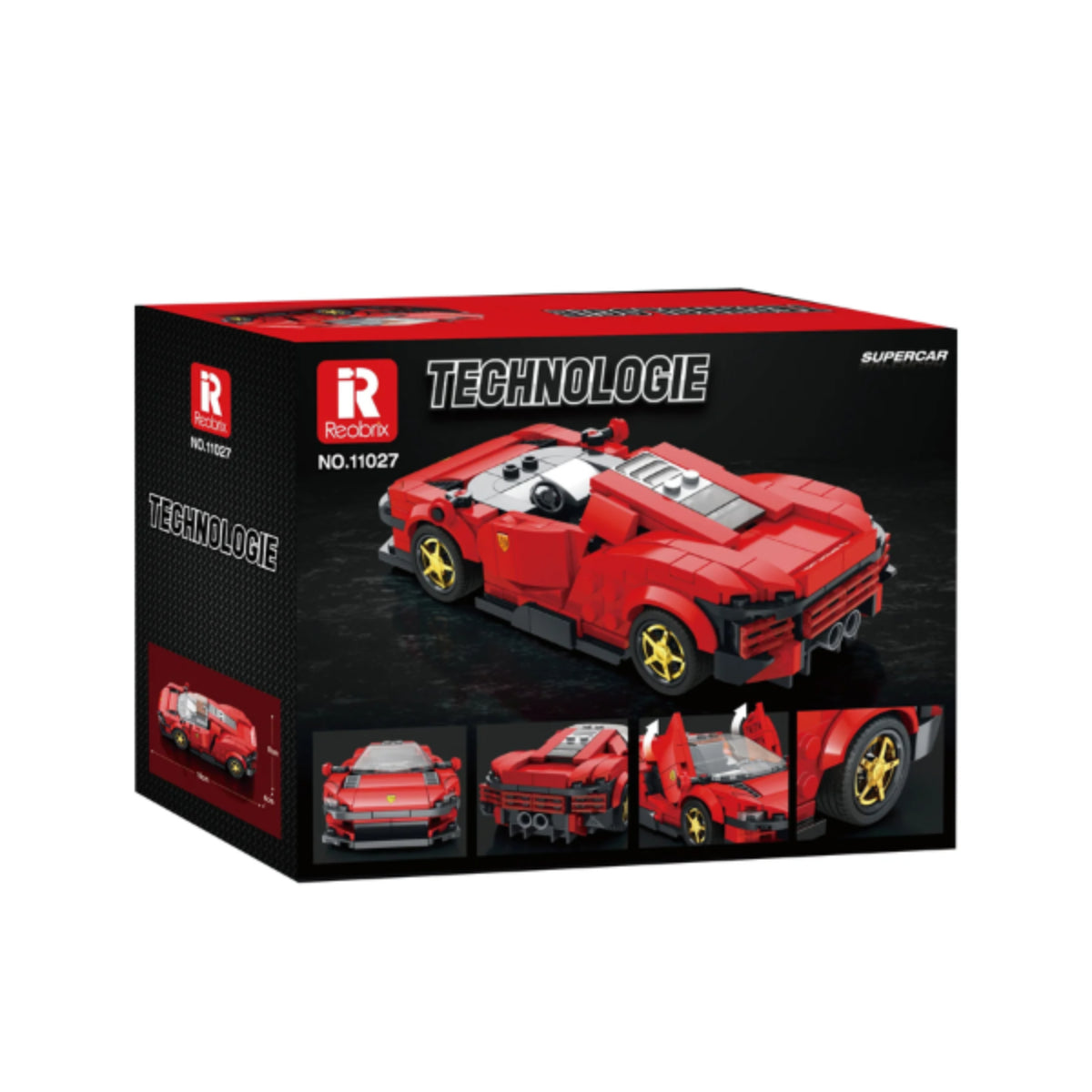 Reobrix 11027 Rennwagen 1:24 Klemmbaustein Auto 306 Teile ab 14