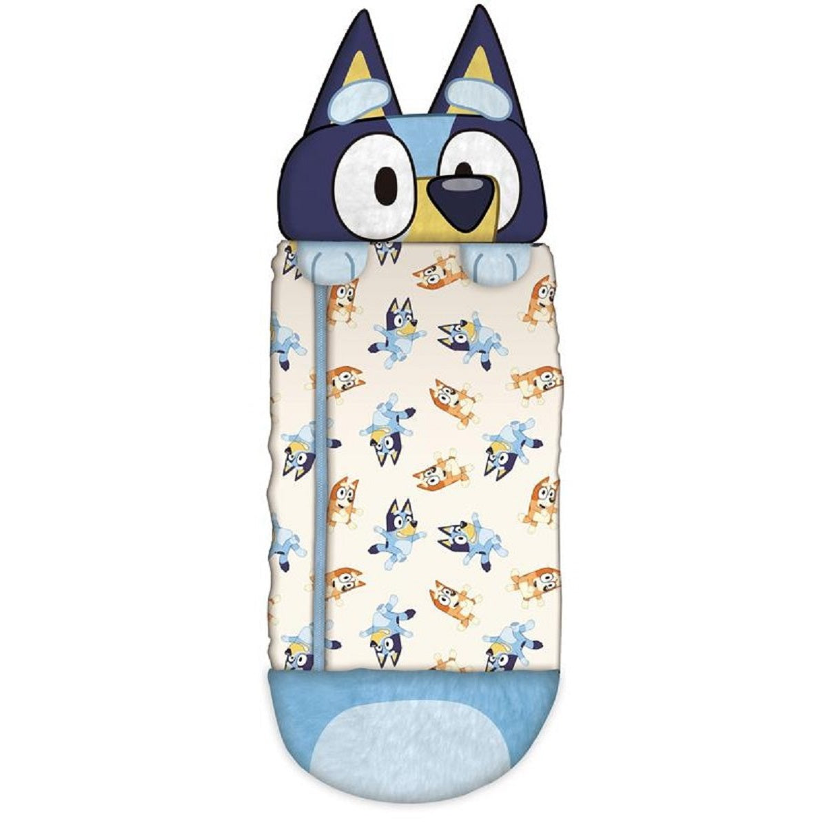 Bluey Kinder Schlafsack 104 × 50 cm mit Reißverschluss