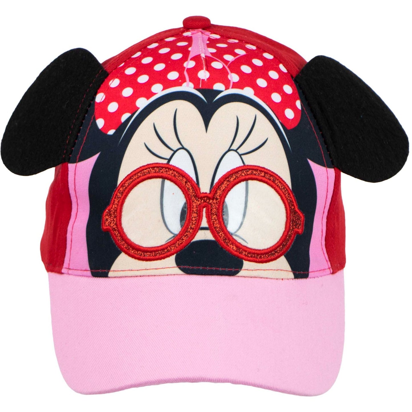Minnie Mouse 3D Kappe– Disney Cap, 100% Polyester für Frauen und Mädchen