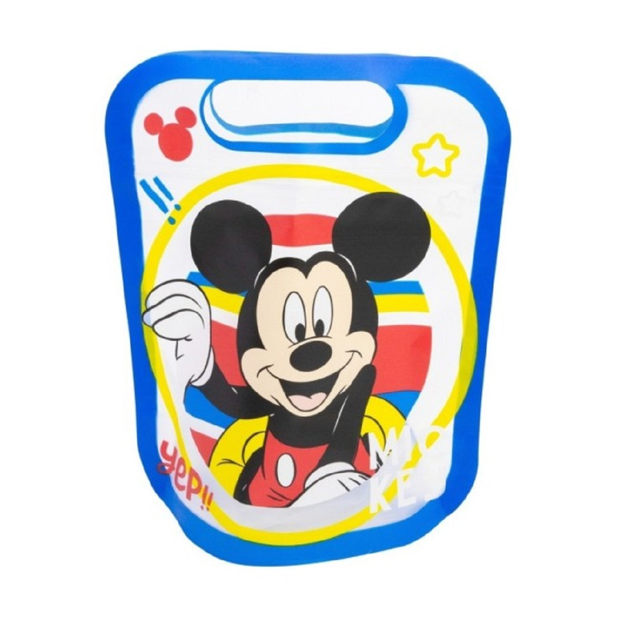 Disney Mickey Mouse 4 Stück Snackbeutel mit Zip Verschluss für Obst Kekse und Snacks