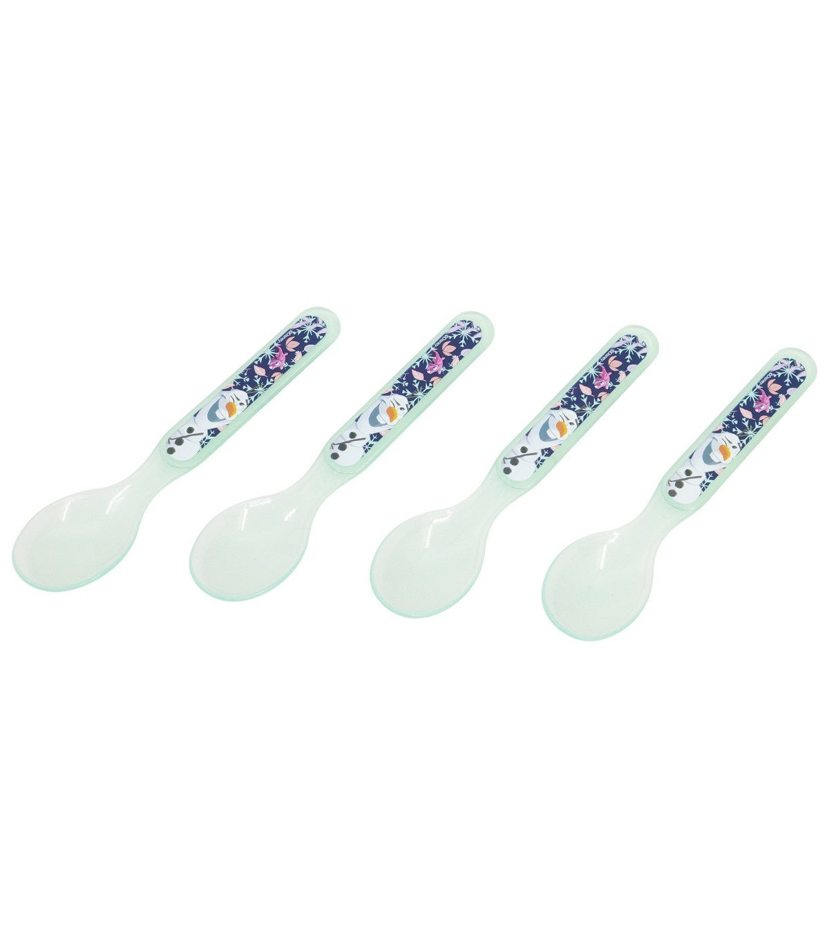 Disney Frozen Kinder Löffel Set 4 teilig geeignet für Mikrowelle und Spülmaschine ab 4 Jahre