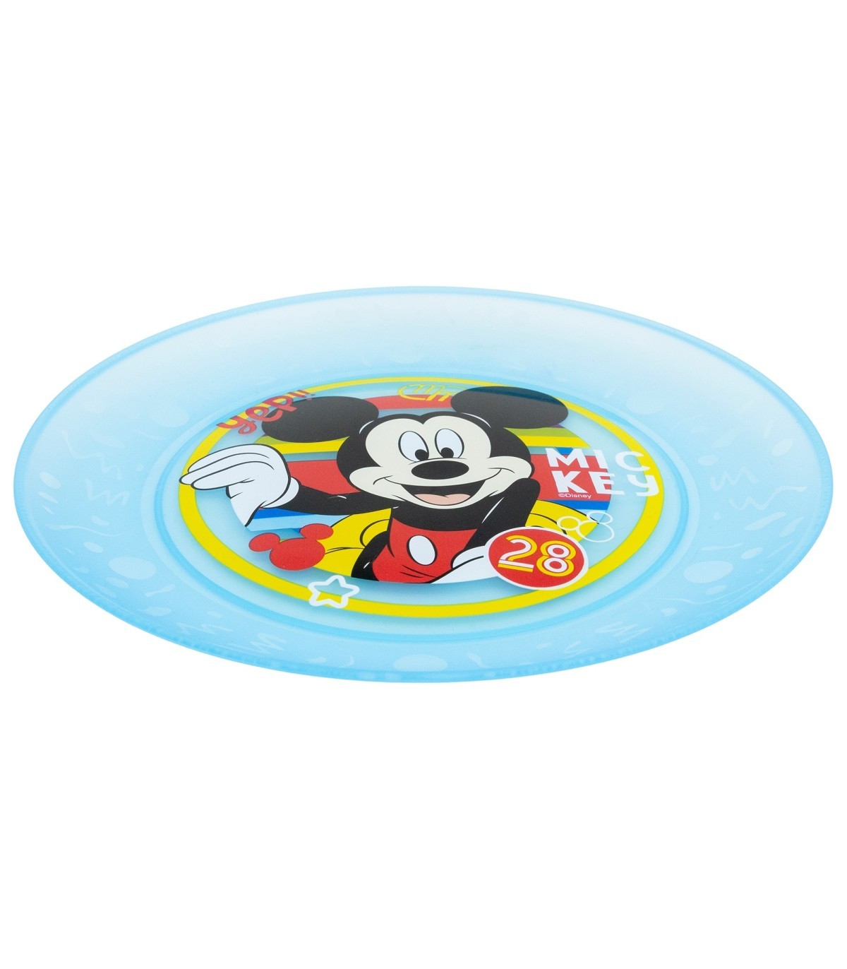 Disney Mickey Mouse Kinder Teller Set 4 teilig geeignet für Mikrowelle und Spülmaschine ab 4 Jahre