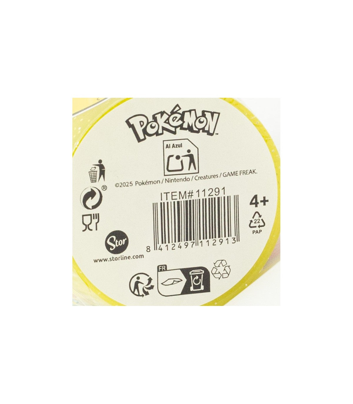Pokemon Kinder Becher Set 4 teilig 285 ml Becher mit Trinkhalm