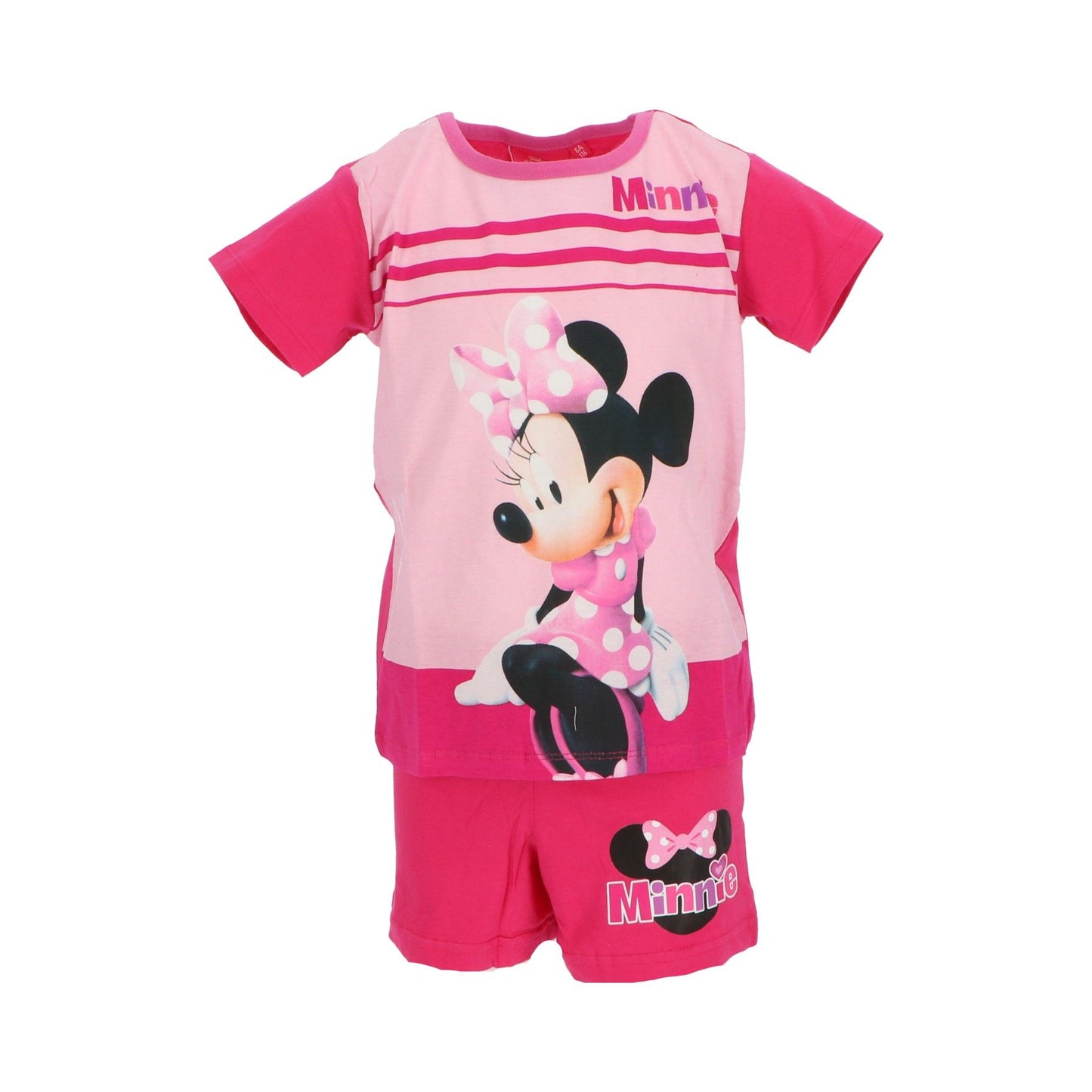 Minnie Mouse Shortama – Kinderpyjama & Sommer Schlafanzug aus 100% Baumwolle