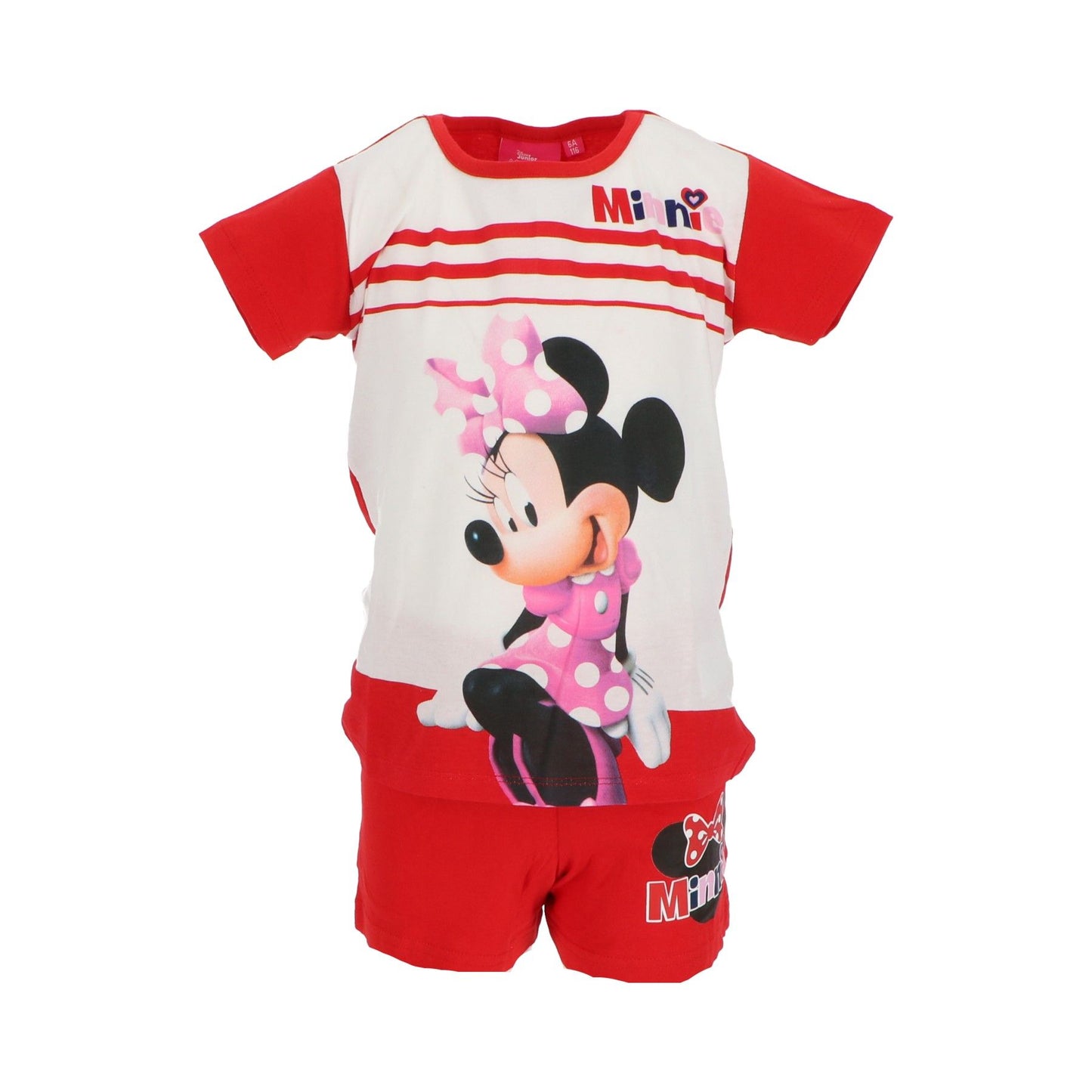 Minnie Mouse Shortama – Kinderpyjama & Sommer Schlafanzug aus 100% Baumwolle
