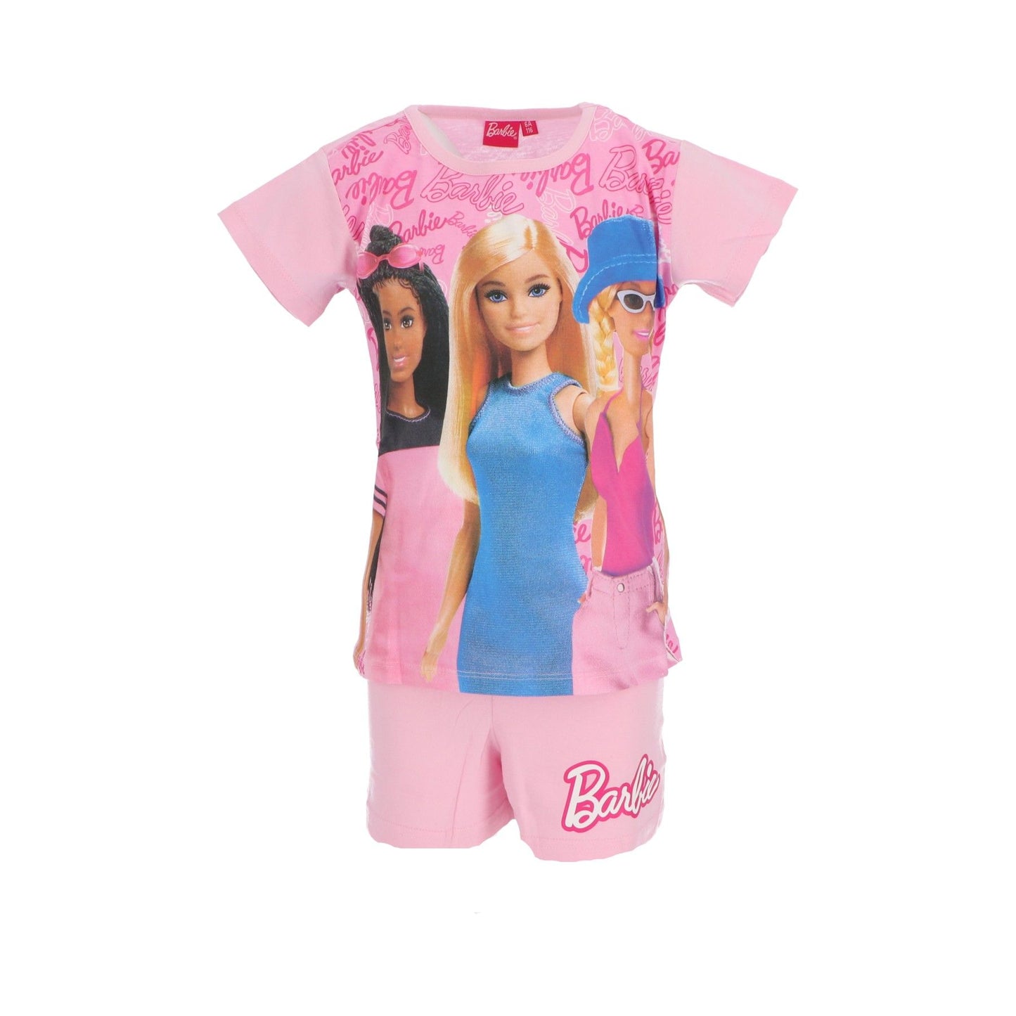 Barbie Shortama – Kinderpyjama & Sommer Schlafanzug aus 100% Baumwolle