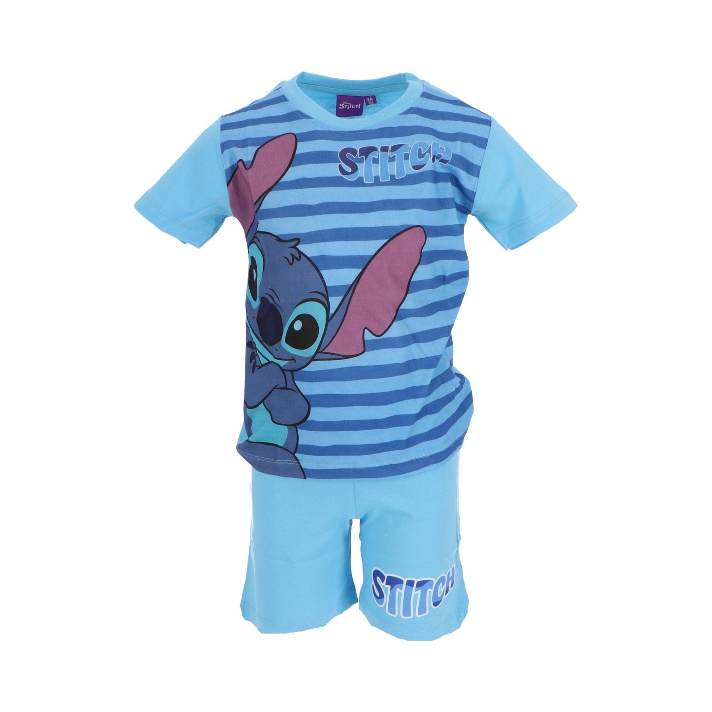 Lilo & Stitch Shortama – Kinderpyjama & Sommer Schlafanzug aus 100% Baumwolle