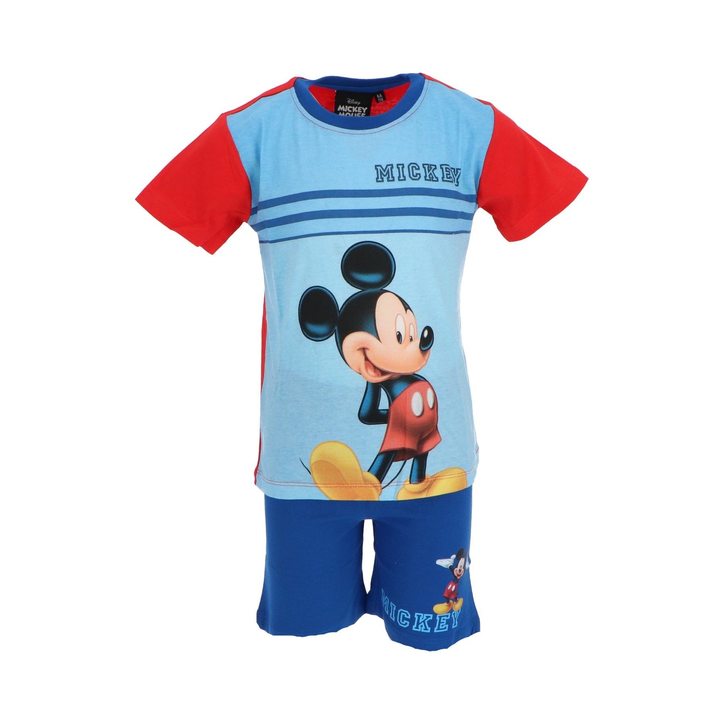 Mickey Mouse Shortama – Kinderpyjama & Sommer Schlafanzug aus 100% Baumwolle