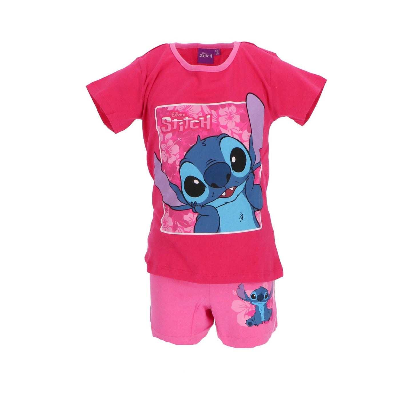 Lilo & Stitch Shortama – Kinderpyjama & Sommer Schlafanzug aus 100% Baumwolle