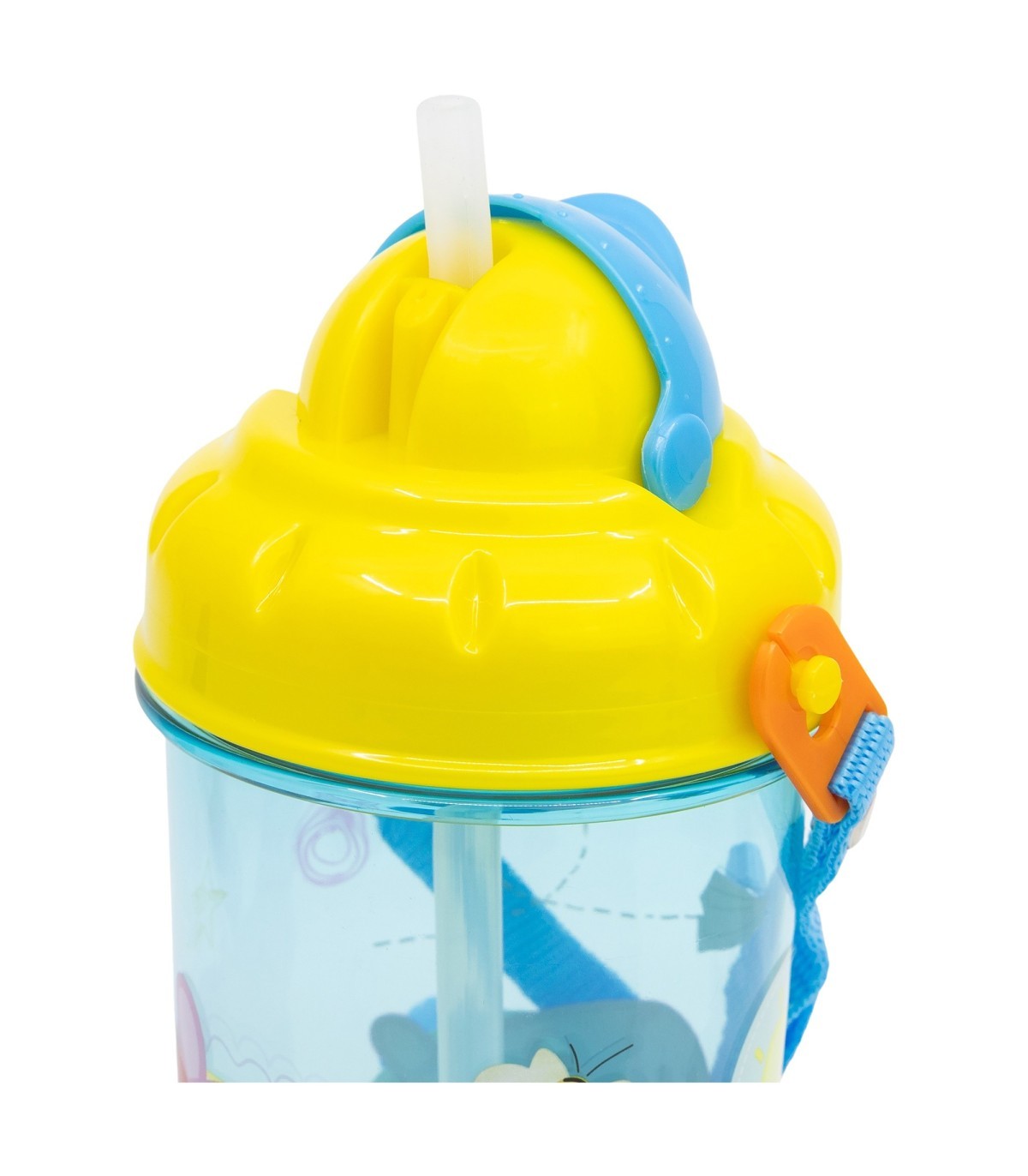 Peppa Pig Kinder Trinkflasche 465 ml Canteen mit Deckel und Trageriemen