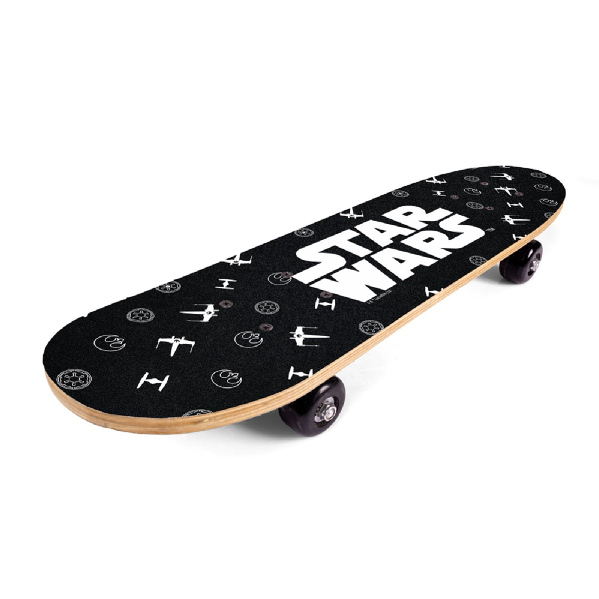 Star Wars Holz-Skateboard Mandalorian Robustes 9-Schichten Ahorn