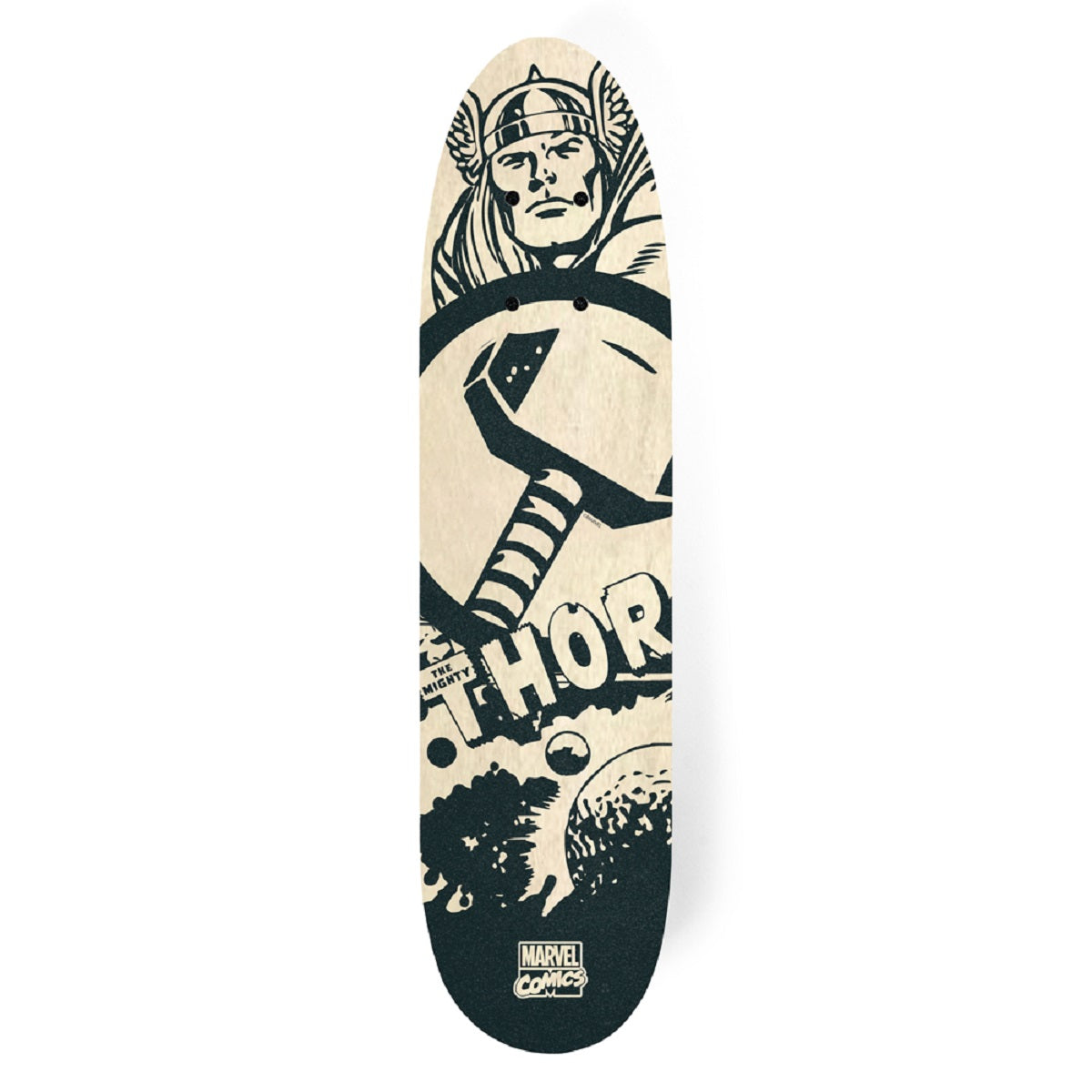 Marvel Thor Skateboard – Robustes 9-Schichten Ahornholz mit 95A PVC-Rädern