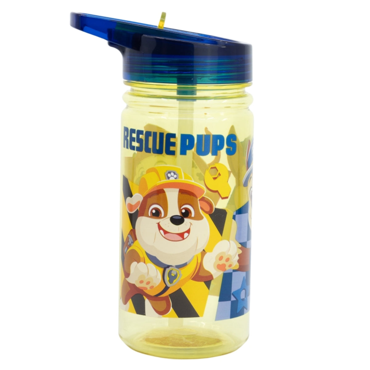 Paw Patrol Trinkflasche 475 ml Kinderflasche mit Klappdeckel & Griff