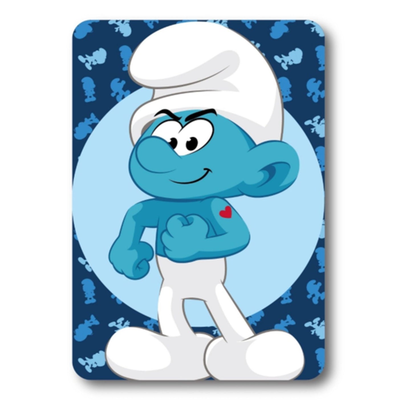 Die Schlümpfe Fleecedecke 100x140 cm Kuscheldecke Kinder Blau