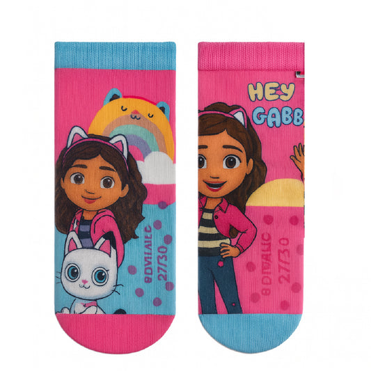 Gabby’s Dollhouse 2-Paar Socken – Rutschfeste Strümpfe Socken für Kinder