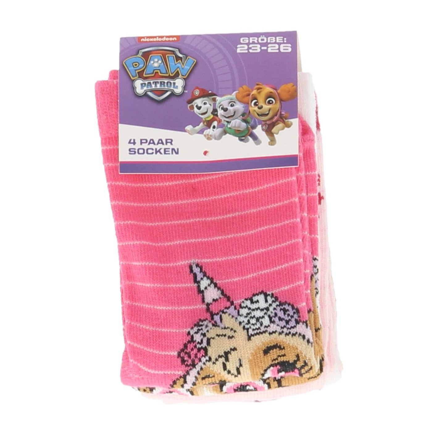 Paw Patrol Socken 4er Pack Sneaker Söckchen Strümpfe für Kinder