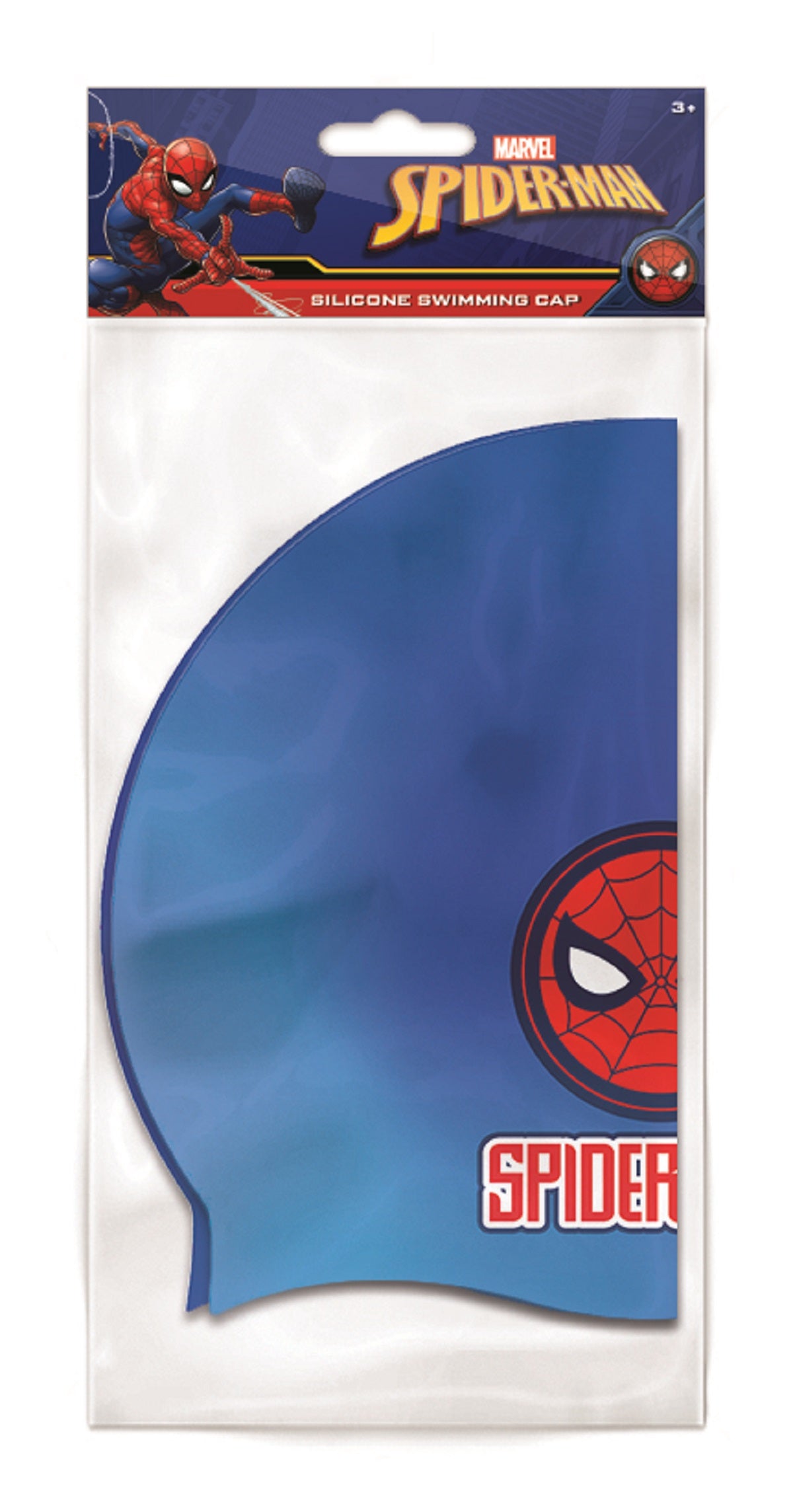 Spiderman Silikon Schwimmkappe – Kinder Badekappe chlorresistent & flexibel