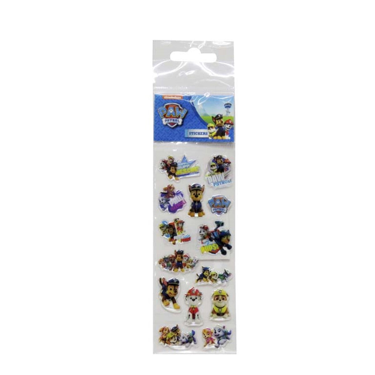 Paw Patrol Sticker geprägte Kinderaufkleber 14 tlg mit verschiedenen Motiven