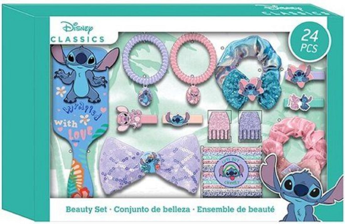 Lilo & Stitch Zubehör Set 24-teilig Sammeln, Dekorieren und Verschenken
