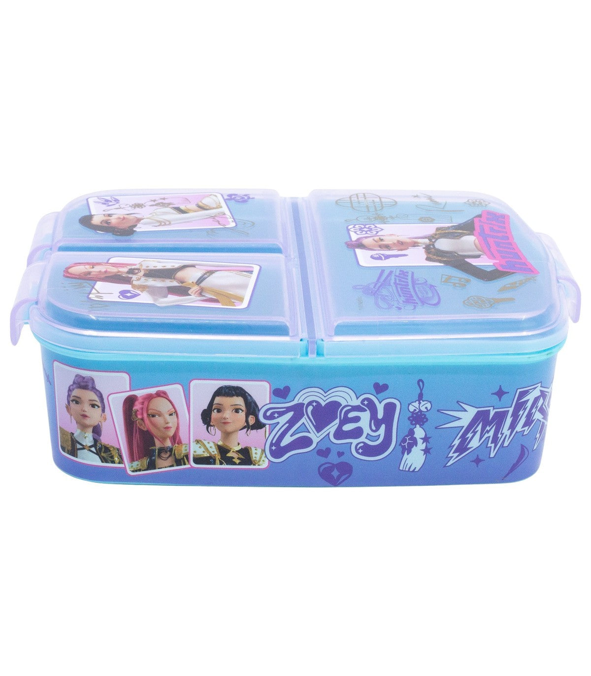 KPop Demon Hunters Lunchbox Snackbox Brotdose 2156 ml für Snacks Pausenbrot und unterwegs