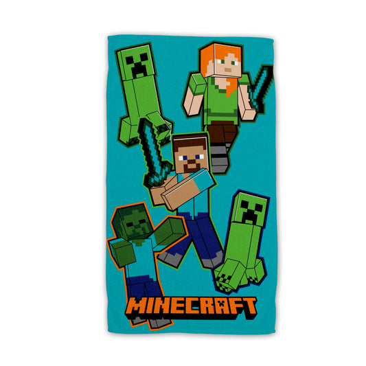 Minecraft Crawler Handtuch 30x50 cm Frottee Baumwolle Kinderhandtuch