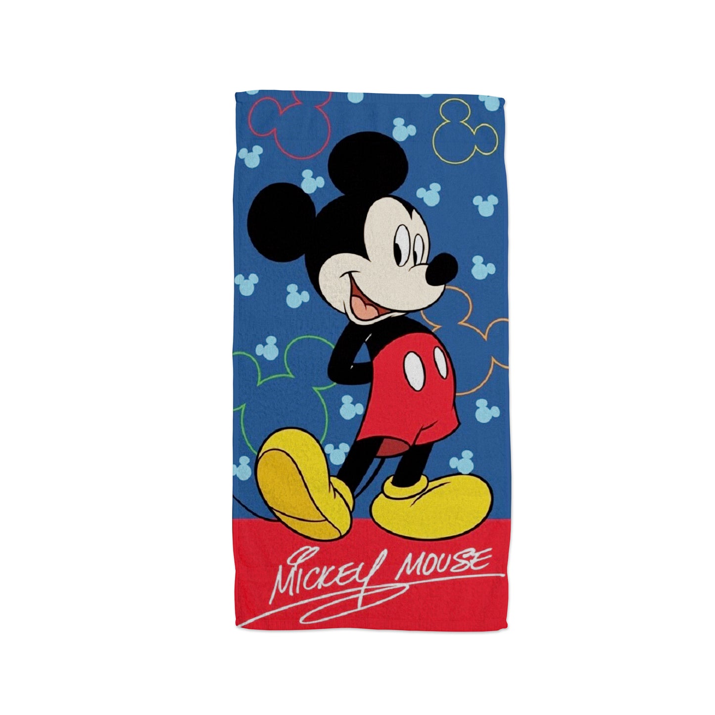 Disney Mickey Mouse Kinder Badehandtuch – Weiches & saugstarkes Strandtuch 70x140 cm